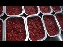 Máquina de sellado de bandeja de alimentos de papel de aluminio personalizable