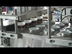 Equipo de sellado de llenado de tazas de plástico para el llenado de granulados de medida de tazas