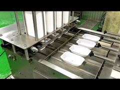 Máquina de llenado de bandejas automática Máquina de sellado Para el llenado de gránulos Puree Hoosh