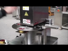 Máquina automática de sellado de bandejas de papel de aluminio de salsa de pasta de tomate y albahaca