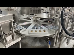 Máquina de sellado automático de llenado de tazas rotativas cuchara de miel de llenado de tazas de plástico