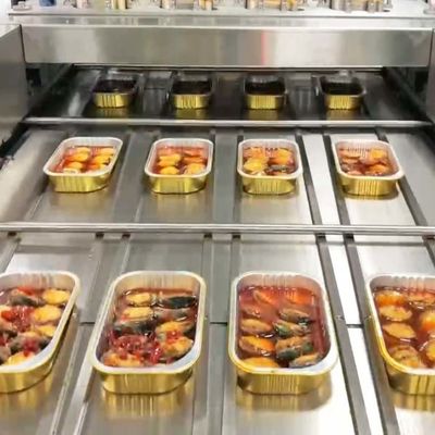 comprar Máquina de sellado de bandejas de mariscos con vacío de acero inoxidable de 380v online manufacture