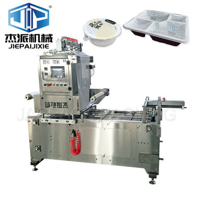 comprar Máquina de sellado de bandejas al vacío de acero inoxidable de 2200*920*1700 mm con velocidad de sellado de 1000 bandejas/hora online manufacture