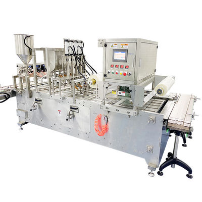 Equipo de sellado de la máquina de llenado de bandejas de comida rápida para 50-250 ml de volumen