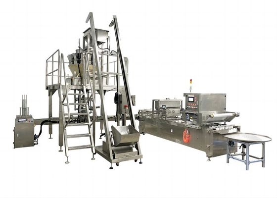 Máquina de sellado de bandejas de alimentos de 380v 50hz para bandejas de alimentos para mascotas congelados rápidamente