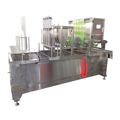 Máquina de llenado de bandejas automática Máquina de sellado para puré de hoosh