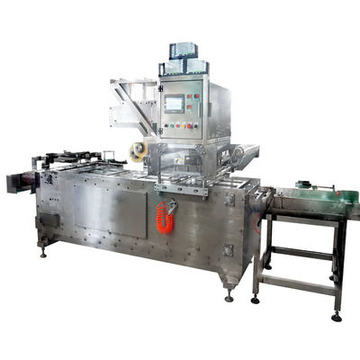 Máquina de sellado de bandejas de vacío de alimentos cocidos, máquina de sellado de bandejas de almuerzo de 380V