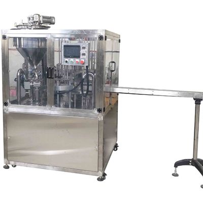 2.5KW Máquina de sellado rotativo de llenado de tazas Capacidad 3000 tazas/hora